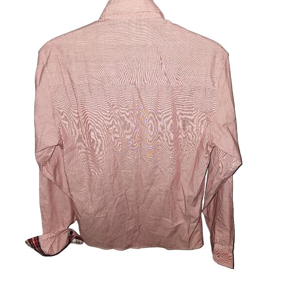 Something Strong Red Button-Up Long Sleeve Shirt Medium - Picture 4 of 9